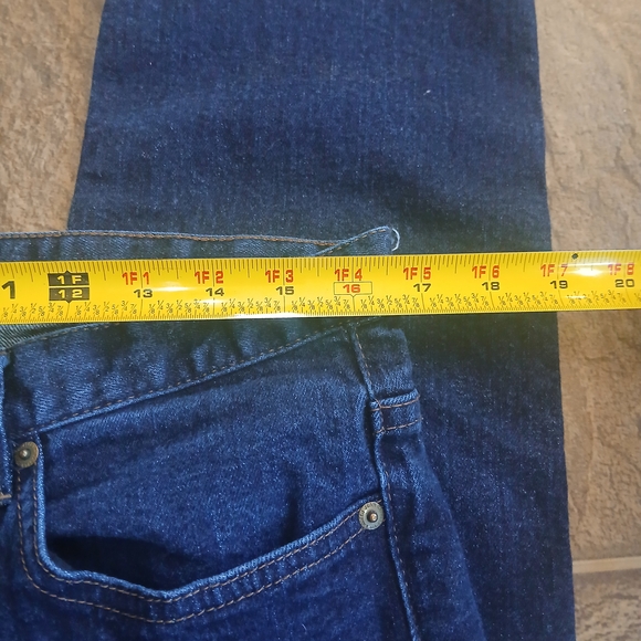 Lauren Ralph Lauren Petite Dark Wash Blue Jeans Classic Straight Sz - Picture 6 of 12